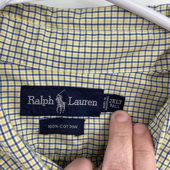 Men’s Ralph Lauren Big‎ & Tall Short Sleeved Button Down - 2XLT - Tall - Picture 5 of 7